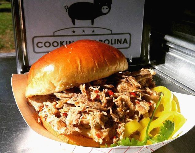 Carolina Cooking pulled pork sandwich